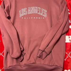 SHEIN Women's Crewneck Sweater - Maroon